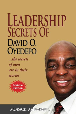 Morack Akin-David - Leadership Secrets of David O. Oyedepo