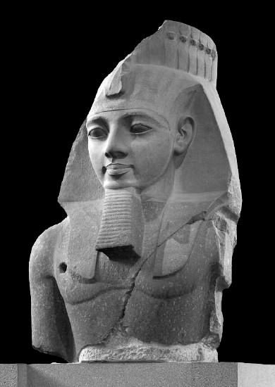 The statue of Pharaoh Ramesses II in the British Museum With the Ramesseum the - photo 3