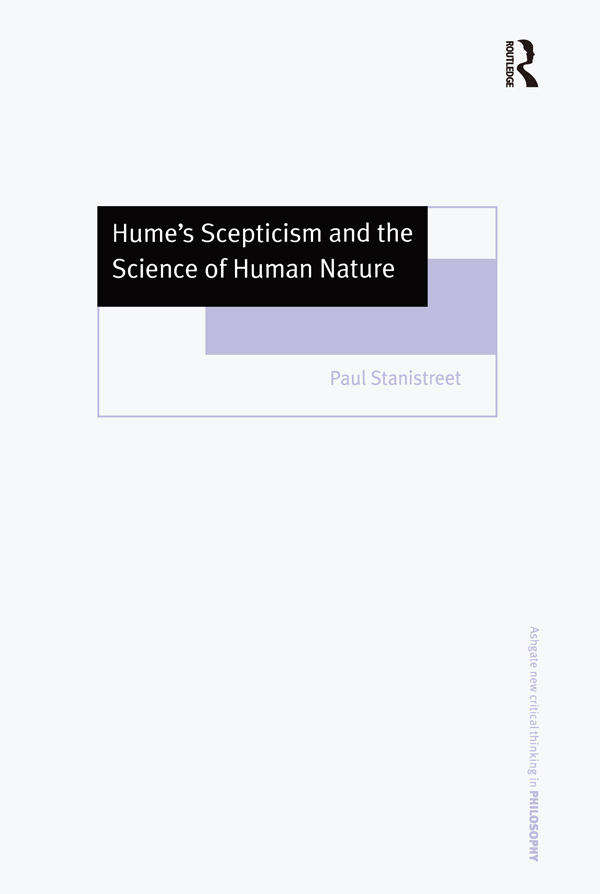 HUMES SCEPTICISM AND THE SCIENCE OF HUMAN NATURE This book explores the - photo 1