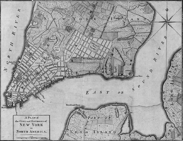 FIGURE P1 A Plan of the City of New York Corlears Hook as Crown Point during - photo 2