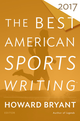 Glenn Stout - The Best American Sports Writing 2017