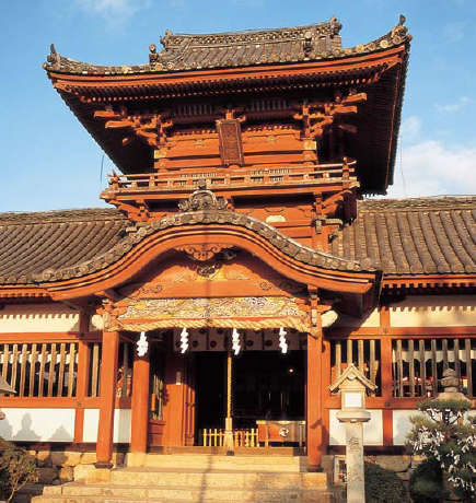 The Isaniwa shrine in Dgo Onsen Matsuyama dedicated to Hachiman the - photo 6