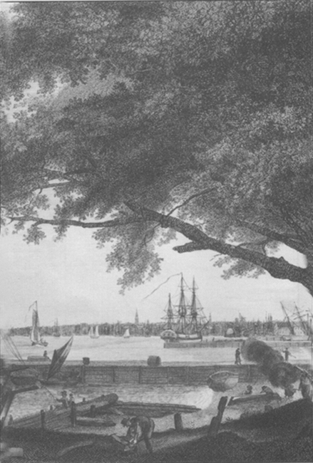 View of Philadelphia in 1798 from the north along the Delaware AMERICAN - photo 1