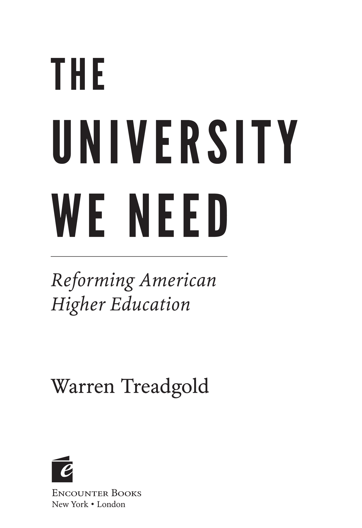 The University We Need Reforming American Higher Education - image 3