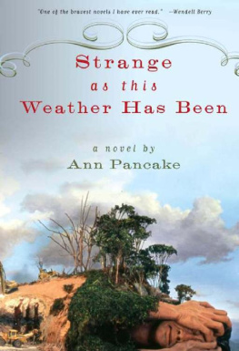 Ann Pancake - Strange as This Weather Has Been. A novel