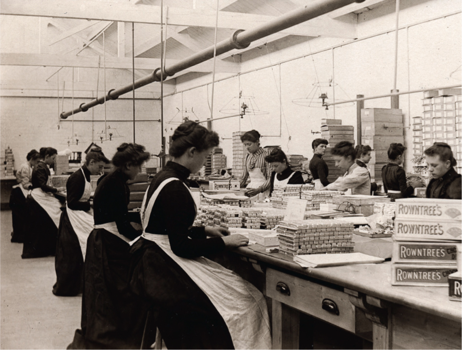 Women workers in Mr Rowntrees splendid new chocolate factory 1910 John - photo 19