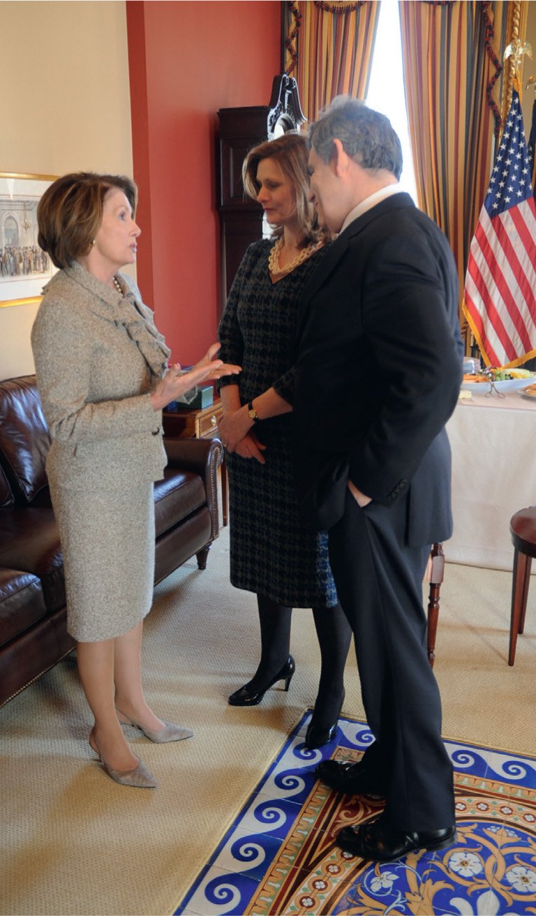 Talking to Nancy Pelosi then Leader of the House of Representatives - photo 29