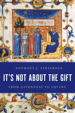 Steinbock - It’s not about the gift : from givenness to loving