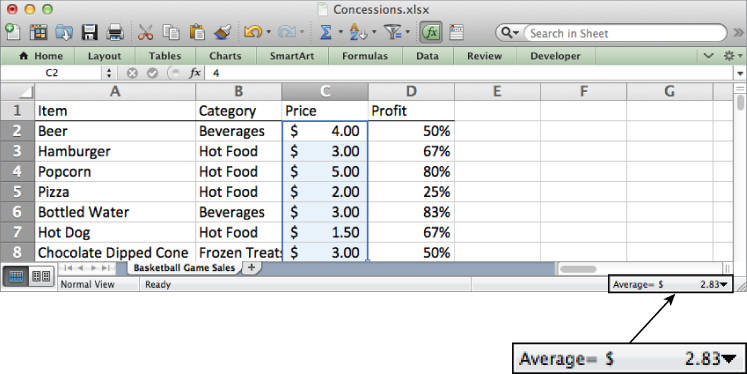 Copying Formulas and Data Quickly Perhaps youd like to view your profits in - photo 4