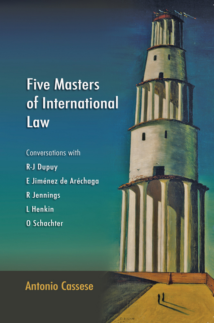 FIVE MASTERS OF INTERNATIONAL LAW This book consists of interviews with five - photo 1