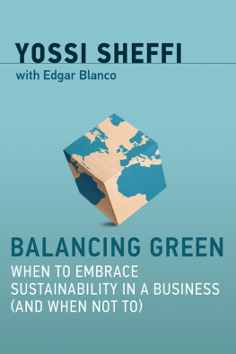 Yossi Sheffi - Balancing Green: When to Embrace Sustainability in a Business (and When Not To)