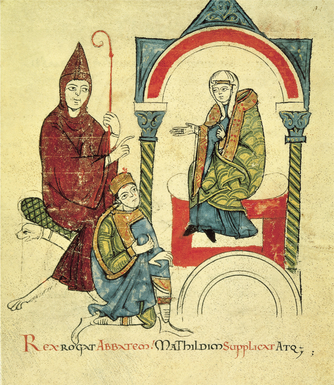 5 The act of Canossa 1077 Henry IV kneels in front of Matilda of Tuscany to - photo 10