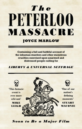 Joyce Marlow The Peterloo Massacre