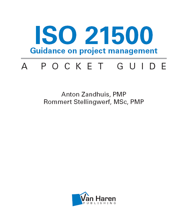 Colophon Title ISO21500 Guidance on project management A Pocket - photo 1