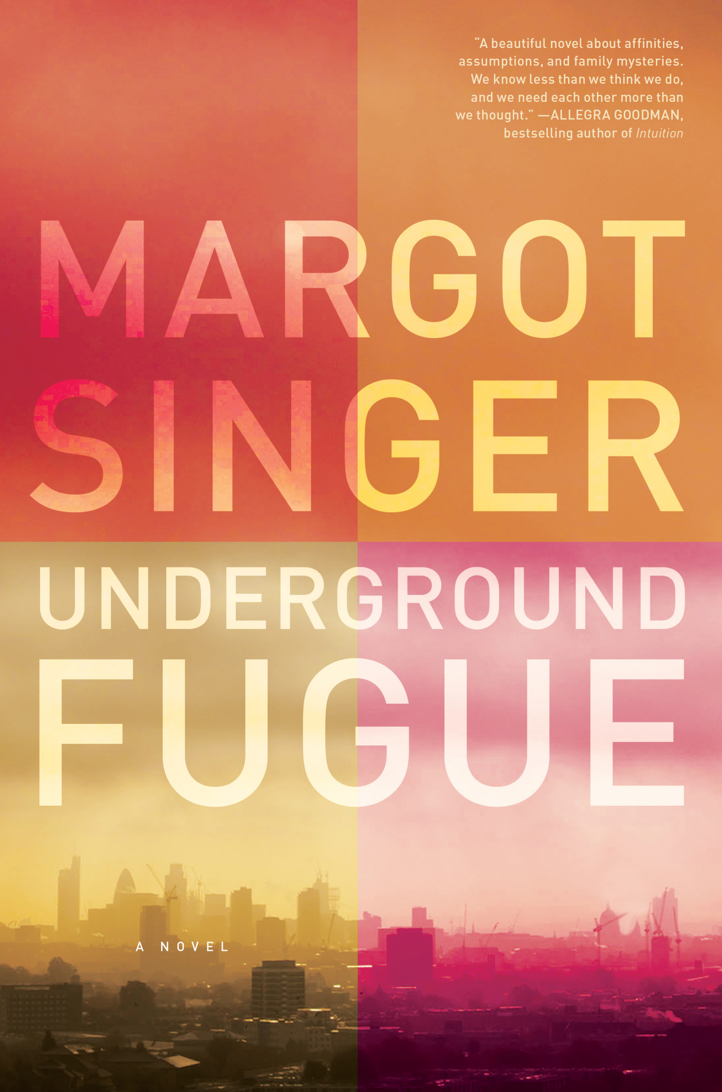 UNDERGROUND FUGUE Copyright 2017 by Margot Singer First - photo 1