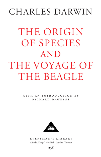 THIS IS A BORZOI BOOK PUBLISHED BY ALFRED A KNOPF The Voyage of the Beagle - photo 1