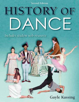Gayle Kassing - History of dance