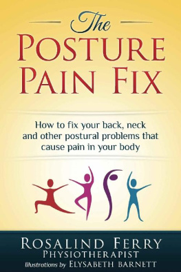 Rosalind Ferry The Posture Pain Fix: How to Fix Your Back, Neck and Other Postural Problems That Cause Pain in Your Body