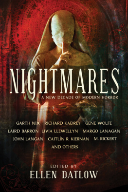 Ellen Datlow (Ed.) Nightmares; A New Decade of Modern Horror