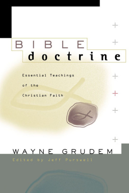 Wayne Grudem Bible Doctrine: Essential Teachings of the Christian Faith