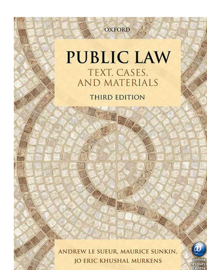 Public Law- Text cases and material - photo 1