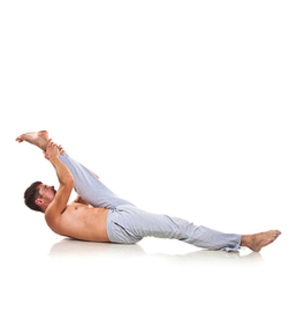 Pose Sarvangasana Or Shoulder Stand Pose Ardha Shalabasana Or Half - photo 8