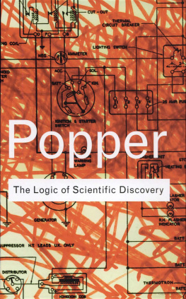 Popper The Logic of Scientific Discovery