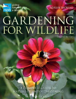 Adrian Thomas RSPB Gardening for Wildlife: New edition