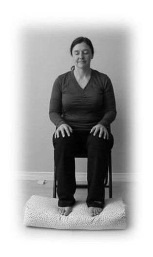 Using a bolster to raise feet Meditation Set a timer for one or - photo 5