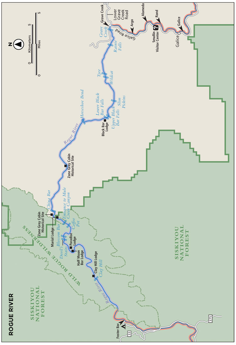 RIVER DESCRIPTION Descending from Crater Lake National Park in the high - photo 4