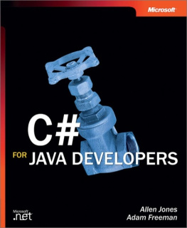 Freeman Adam - C♯ for Java Developers.