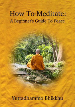 Yuttadhammo Bhikkhu How To Meditate: A Beginner’s Guide To Peace