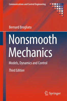 Brogliato Nonsmooth Mechanics : Models, Dynamics and Control