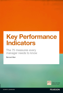 Bernard Marr - Key Performance Indicators (KPI) The 75 measures every manager needs to know