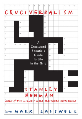 Stanley Newman - Cruciverbalism