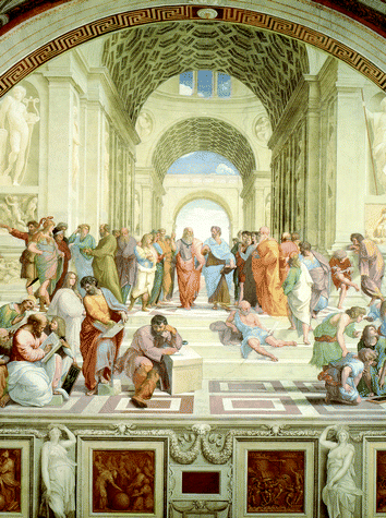 In his famous fresco The School of Athens Raphael showed the philosophers - photo 1