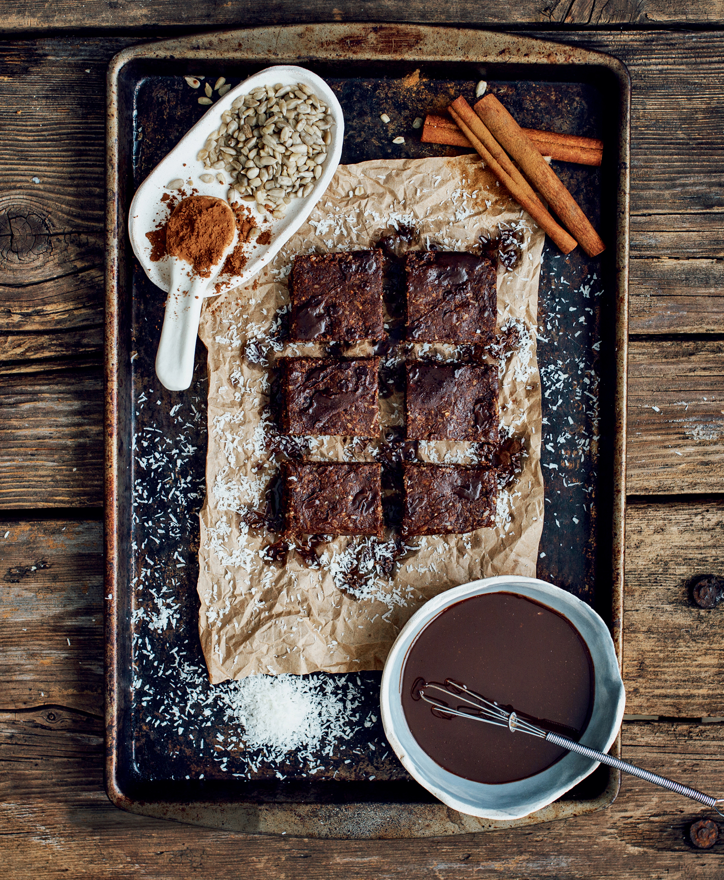 Cocoa Energy Bars Quinoa Power Bowl with Cauliflower and Chickpeas A - photo 3