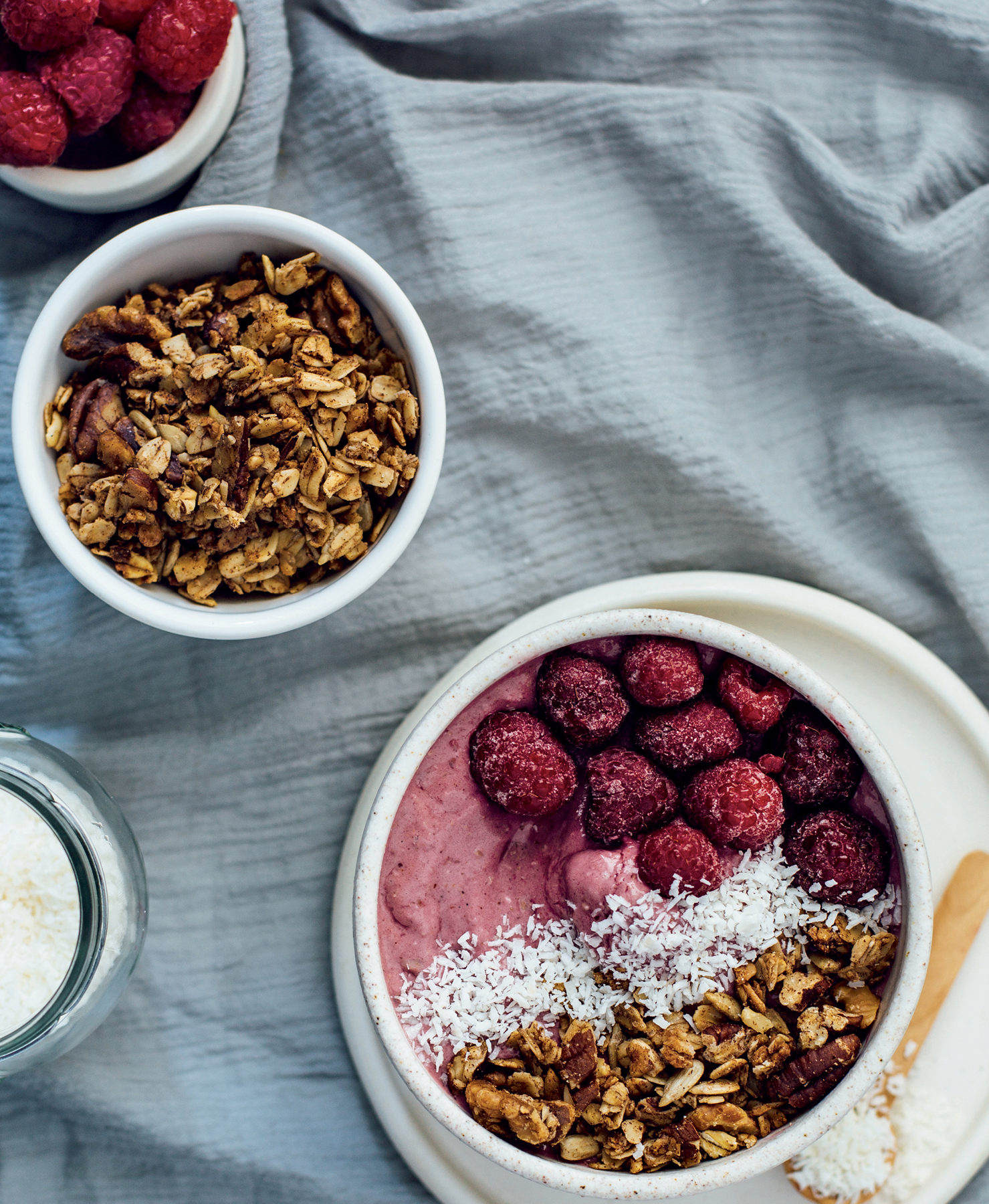 Raspberry Cookie Smoothie Bowl W elcome to The Reducetarian Cookbook - photo 5