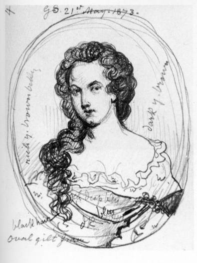A sketch of Aphra Behn by George Scharf from a portrait believed to be lost - photo 11