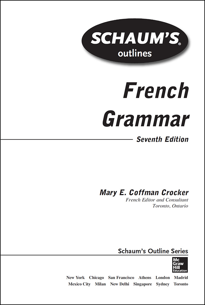 MARY E COFFMAN CROCKER is a French editor author and consultant in Toronto - photo 2