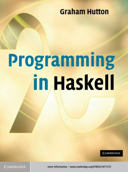 Hutton - Programming in Haskell