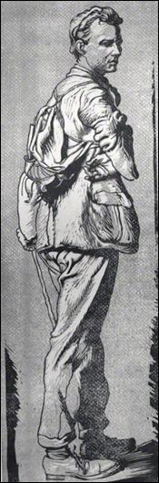 An illustration of Thomas enlisting Thomas in uniform 1916 UP - photo 15