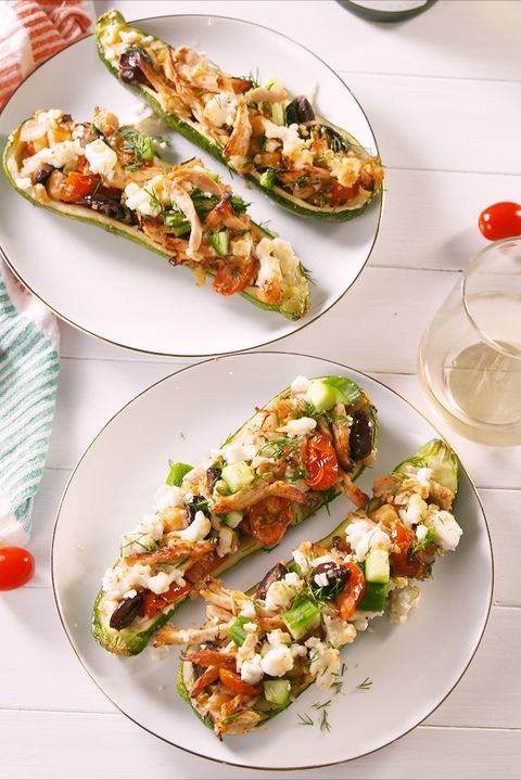 Greek Chicken Stuffed Zucchini Have an enjoyable dinner with these adorable - photo 6