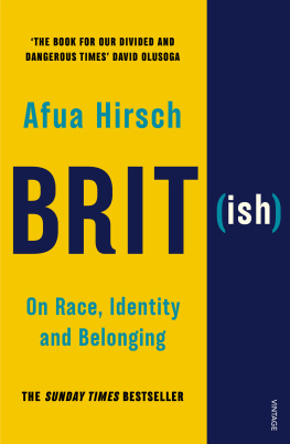 Afua Hirsch Brit(ish): On Race, Identity and Belonging