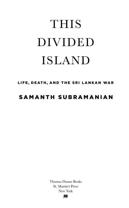 This Divided Island Life Death and the Sri Lankan War - image 1