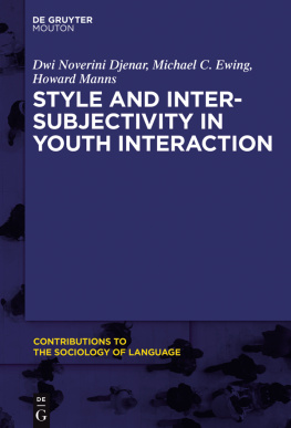 Dwi Noverini - Style and Intersubjectivity in Youth Interaction