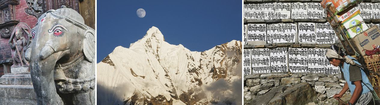 Above Changu Narayan temple the Himalayas a trekking porter Introduction to - photo 5