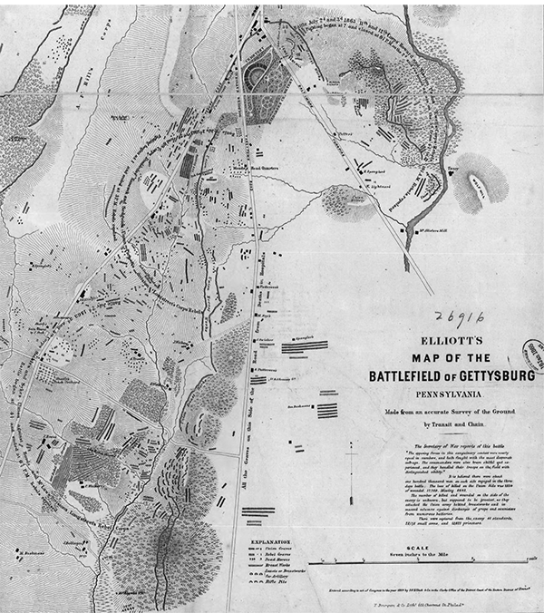 This map was created in 1864 by S G Elliott Co and shows the entire - photo 3