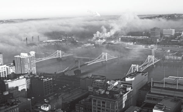 Three of Pittsburghs many bridges on the Allegheny River Tim Murray - photo 7