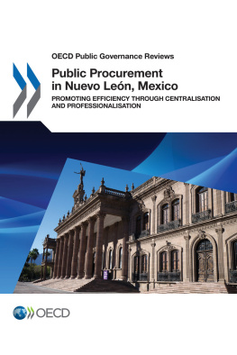 coll. Public procurement in Nuevo León, Mexico promoting efficiency through centralisation and professionalisation